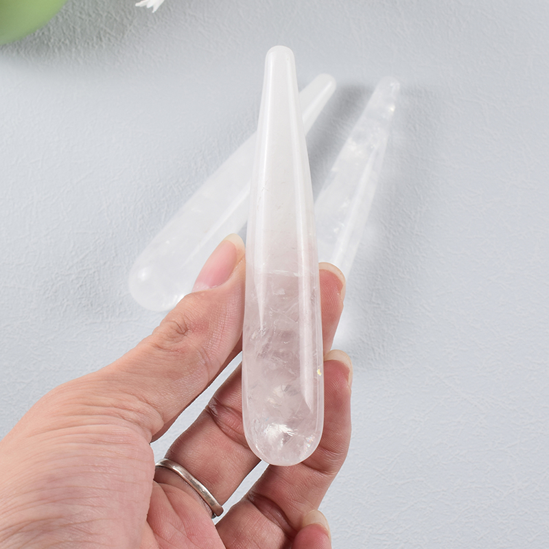 Jade Gua Sha Tool - 天然翡翠石の顔と目のマッサージスティック、gua sha,鍼のしっぽ,タイマー,治療,水中療法,フラメンデクソロジーツール