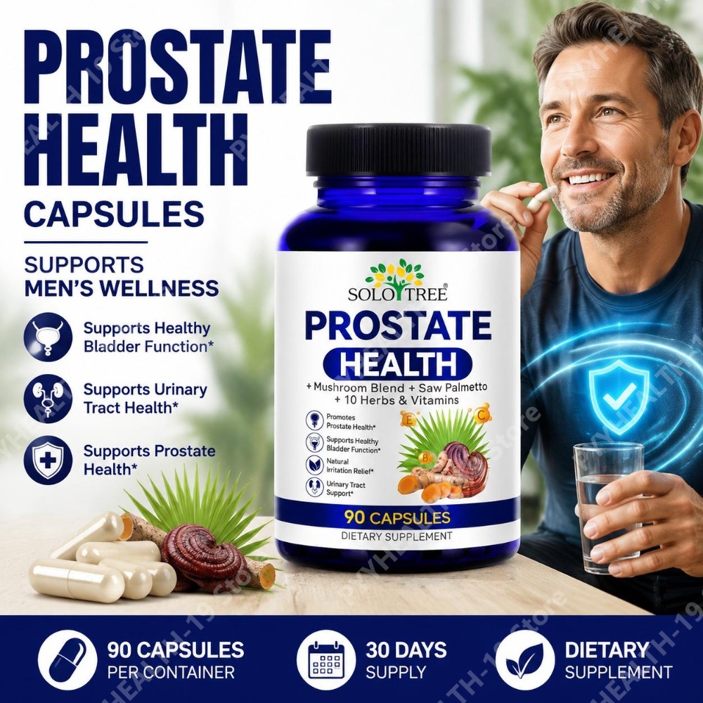 Health With Wellness - ソロツリー 前立腺健康カプセル ソーパルメット レイシ ネトル ターメリック配合