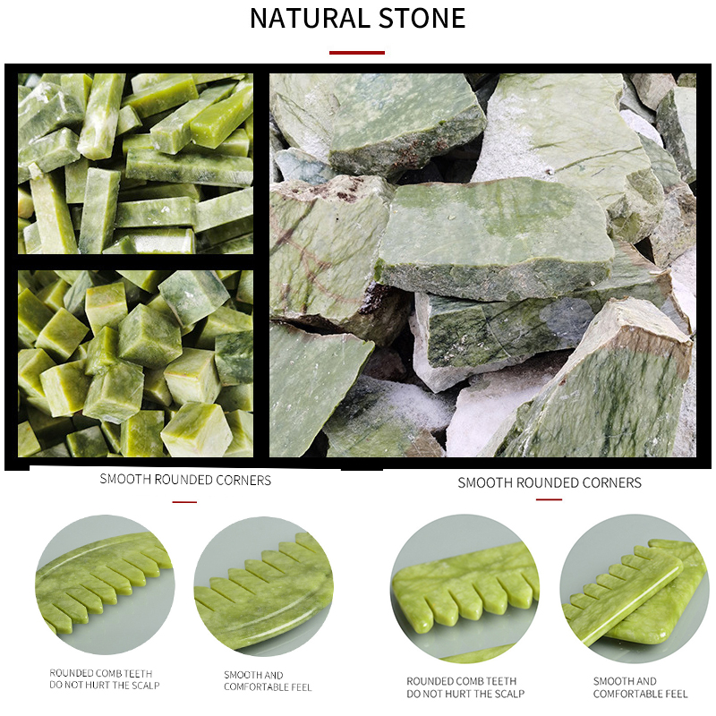 ナチュラルグリーン Xiuyu Gua Sha ボード翡翠石 - Jade Gua Sha Tool のレビューと価格