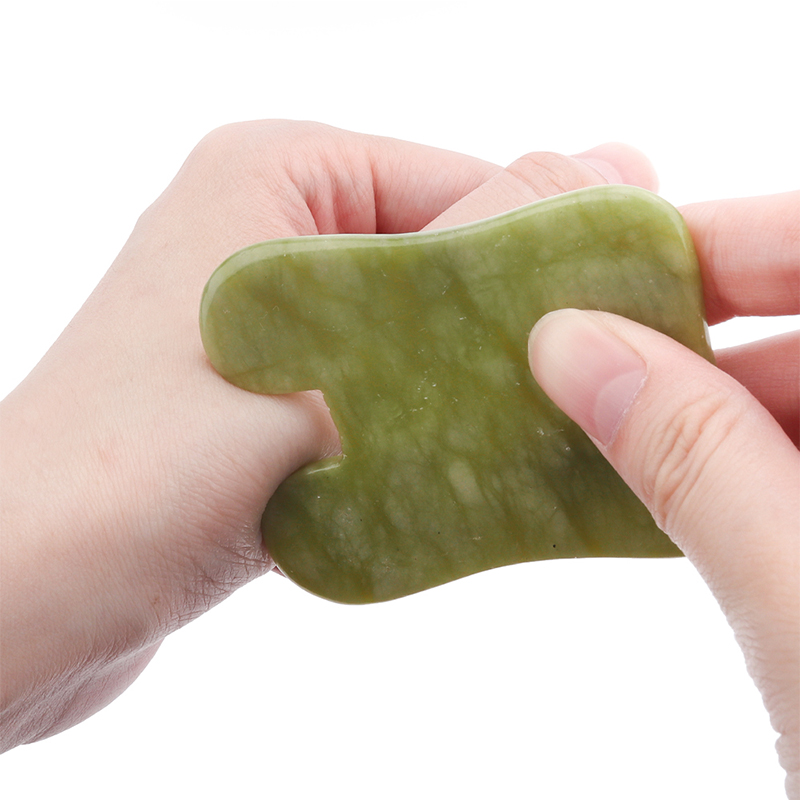 ナチュラルグリーン Xiuyu Gua Sha ボード翡翠石 - Jade Gua Sha Tool のレビューと価格