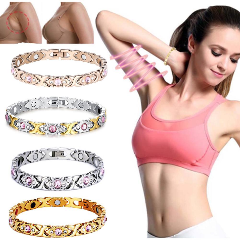 磁気リンパデトックスブレスレット ジルコン痩身療法付き 男性 - Health Wellness Bracelet のレビューと価格