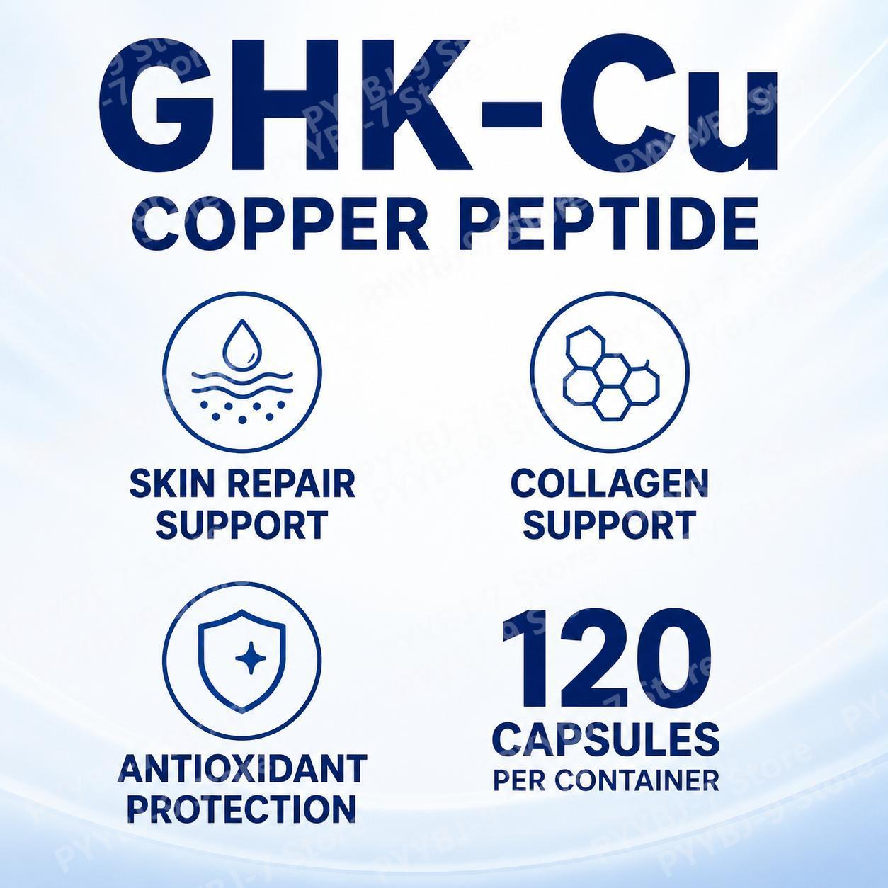 GHK-Cu銅ペプチドサプリメントカプセル（肌の健康サポート - Health With Wellness のレビューと価格