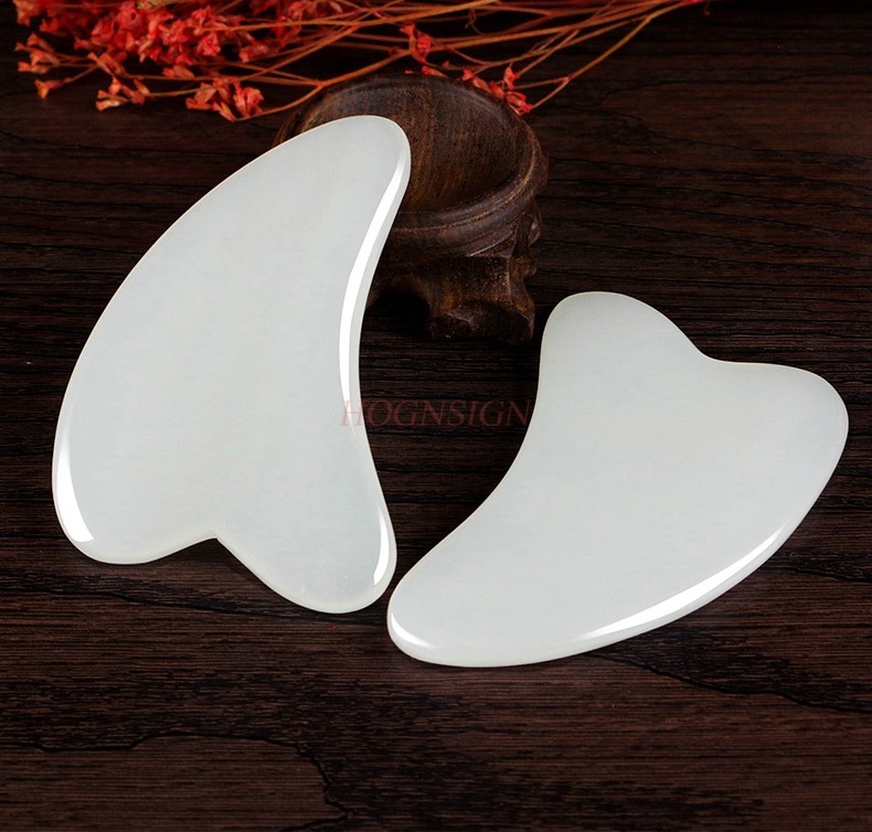 2 個天然翡翠フェイシャルシェービングボード美容院特別なシェ - Jade Gua Sha Tool のレビューと価格