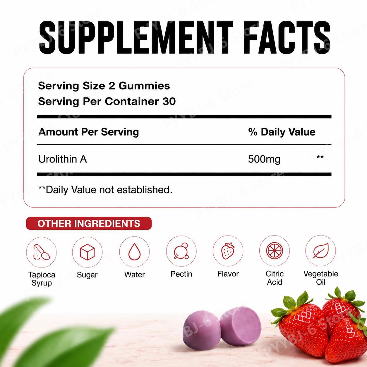 ドクテット ウロリチンA グミ 筋肉活力サポート 細胞エネル - Health Wellness Gummies のレビューと価格