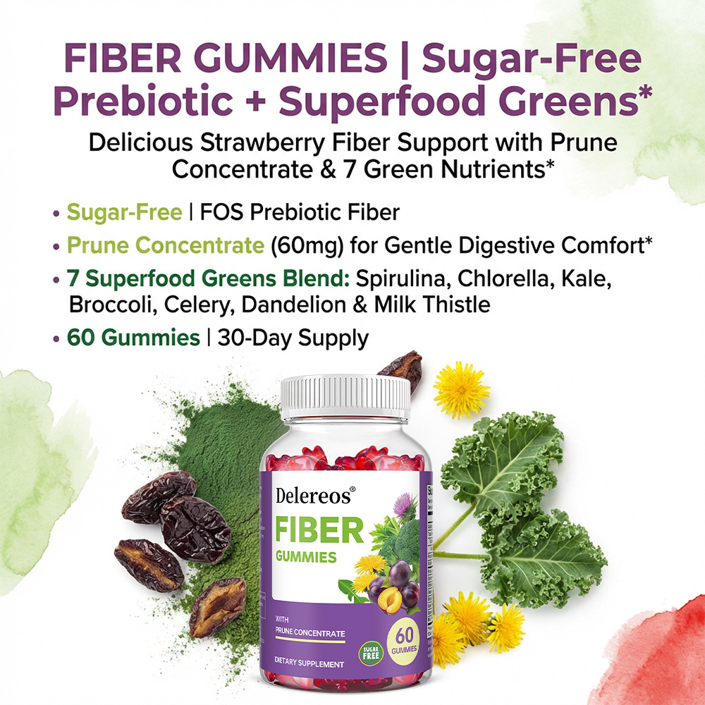 砂糖不使用のプレバイオティックファイバーグミ（プロバイオティ - Health Wellness Gummies のレビューと価格