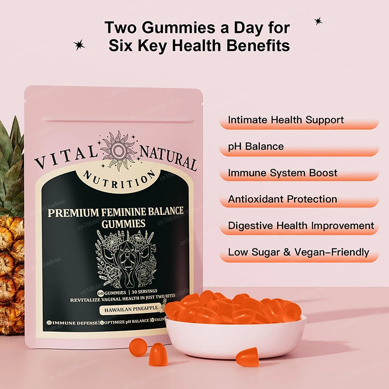 女性の健康とウェルネスのためのプレミアムフェミニンバランスグ - Health Wellness Gummies のレビューと価格