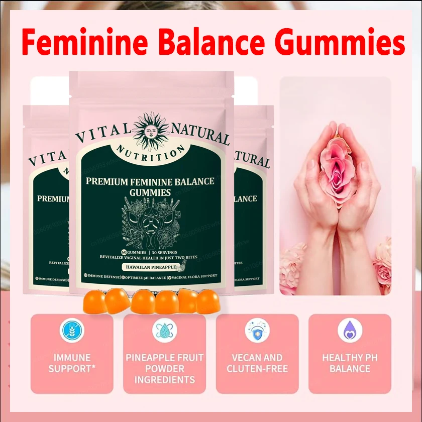 女性の健康とウェルネスのためのプレミアムフェミニンバランスグ - Health Wellness Gummies のレビューと価格