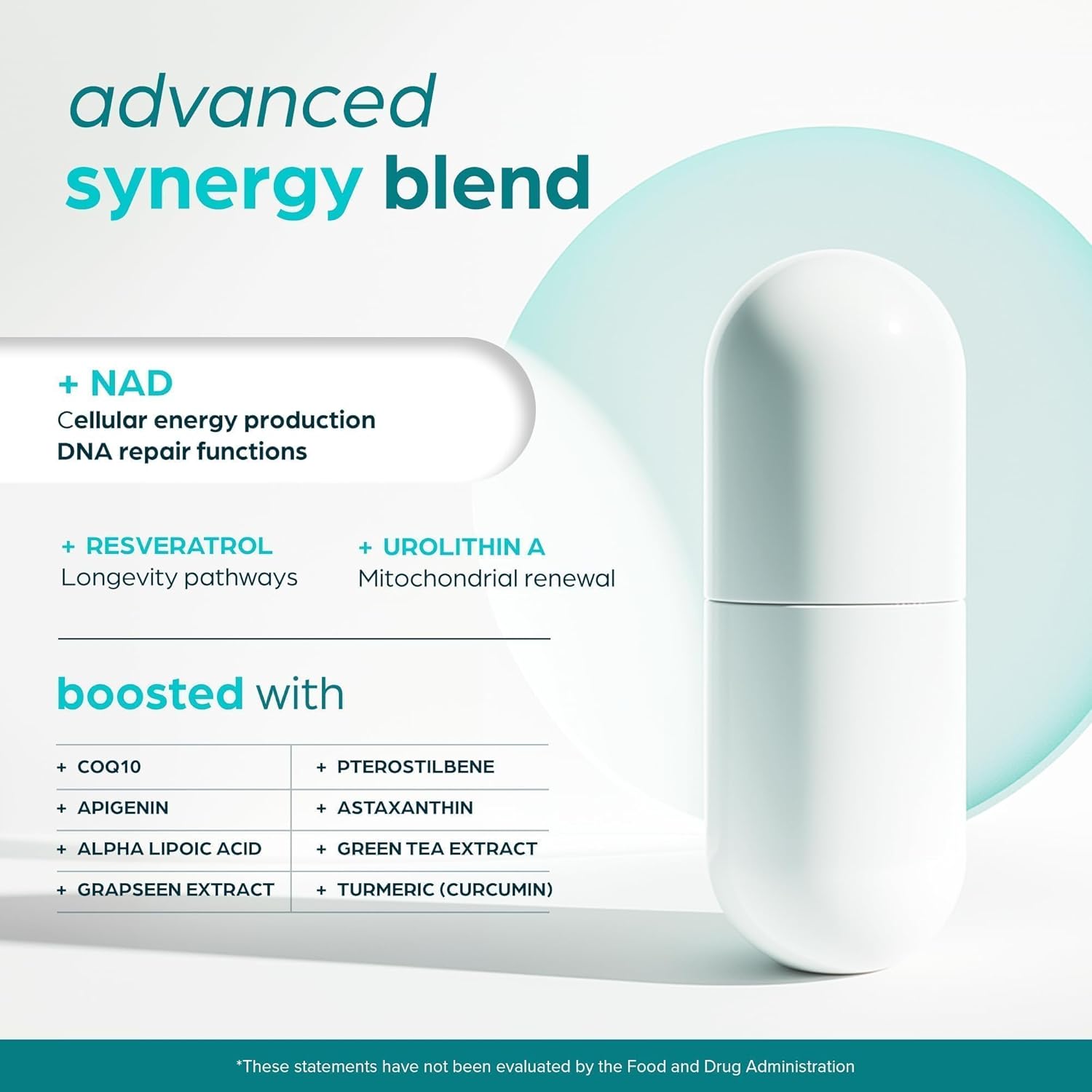 NADプラスサプリメント - 自然エネルギー、細胞の健康、ア - Health With Wellness のレビューと価格