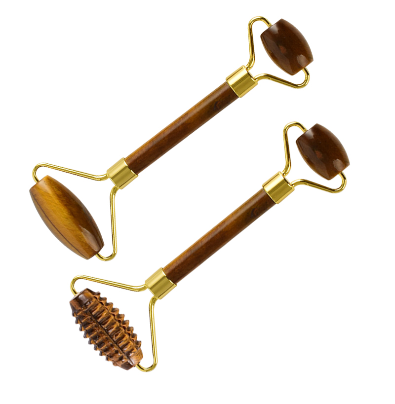 天然タイガーアイ翡翠ローラーカシャ美しいマッサージフェイシャ - Jade Gua Sha Tool のレビューと価格