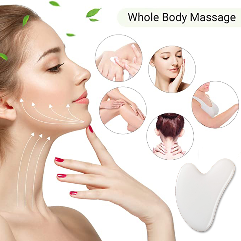 天然の翡翠シャボード,石のスクラップブマッサージャー,ガッシ - Jade Gua Sha Tool のレビューと価格