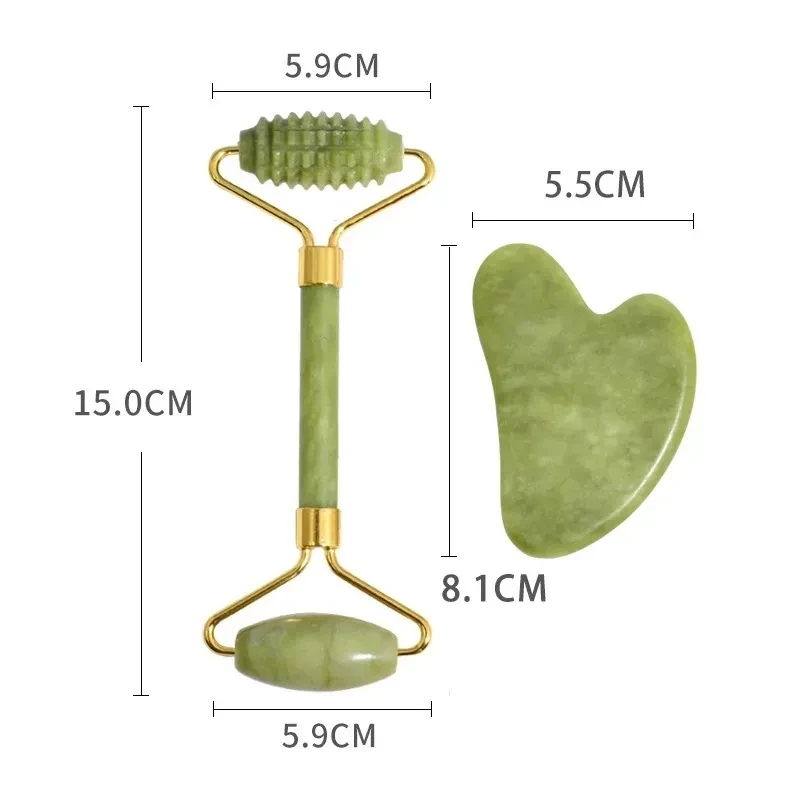 天然 Xiuyan 翡翠フェイシャルマスクガッシュスクレーパ - Jade Gua Sha Tool のレビューと価格